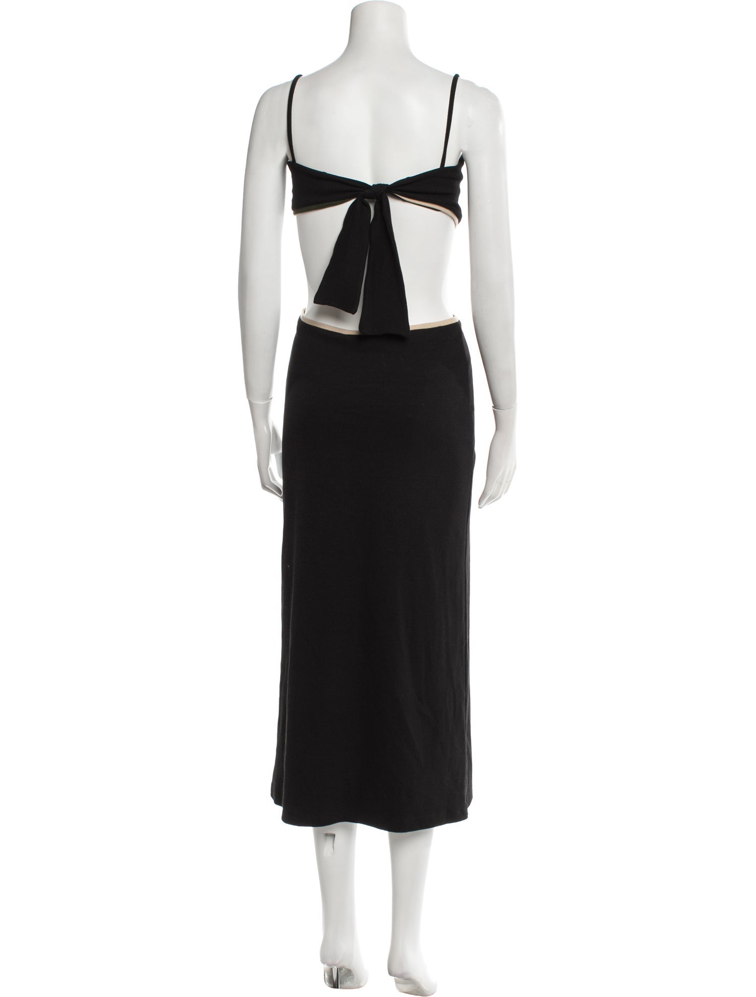 Johanna Ortiz Square Neckline Long Dress